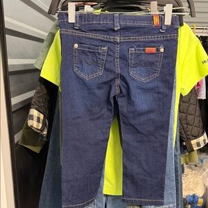 7 For All Mankind Kids Dark Blue Jeans